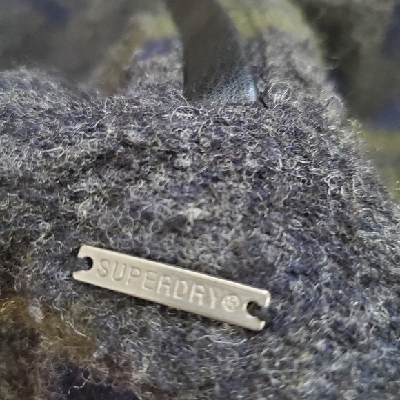 SUPERDRY Evie  wool bomber. Size medium - Picture 14 of 15